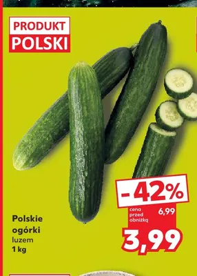 Ogórki polskie promocja w Kaufland