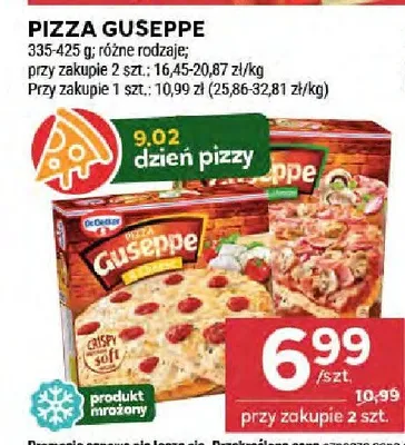 Pizza Guseppe różne rodzaje promocja w Stokrotka