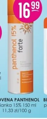 Pianka Panthenol 15% Biovena promocja w Drogerie Jasmin