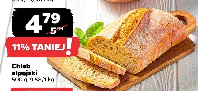 Chleb alpejski promocja w Netto