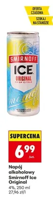 Napój alkoholowy Smirnoff Ice Original 4% promocja w Biedronka