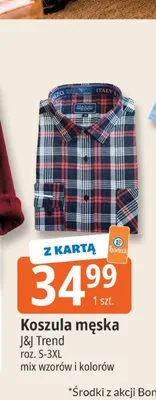 Koszula męska J & J Trend promocja w Leclerc
