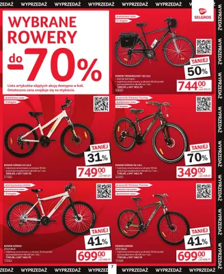 Rower trekkingowy 28 cali damski promocja w Selgros