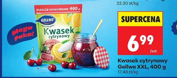 Kwasek cytrynowy XXL promocja w Biedronka