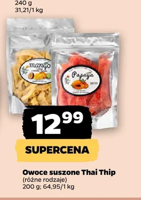 Owoce suszone mango Thai Thip promocja w Netto