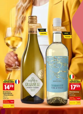 Wino Chardonnay Vino d'Italia promocja w Biedronka