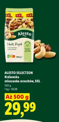 Królewska mieszanka orzechów Alesto Selection XXL promocja w Lidl