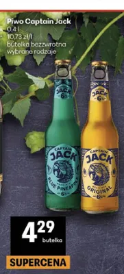 Piwo Captain Jack Original promocja w Delikatesy Centrum