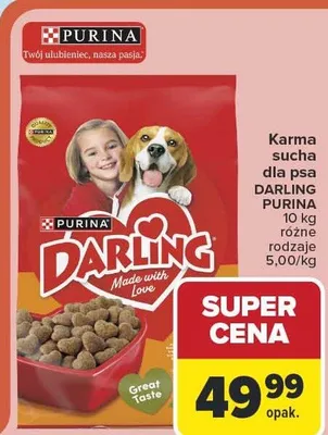 Karma sucha dla psa promocja w Carrefour Market
