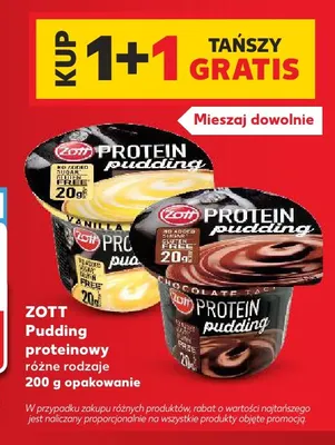 Pudding proteinowy Zott promocja w Kaufland