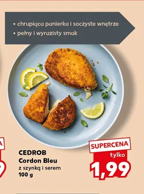 Cordon Bleu z szynką i serem Cedrob promocja w Kaufland