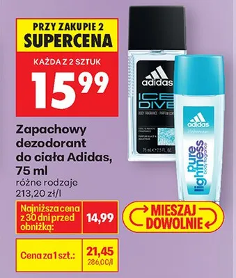 Dezodorant zapachowy do ciała Ice Dive promocja w Biedronka