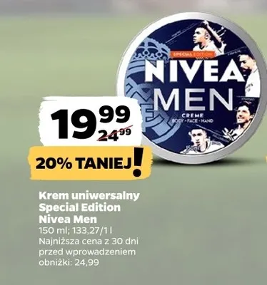 Krem uniwersalny Special Edition Nivea Men promocja w Netto