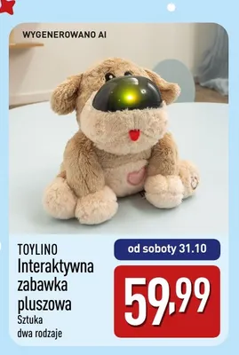 Interaktywna zabawka pluszowa Toylino promocja w Aldi