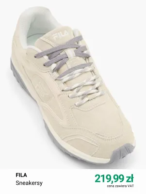 Sneakersy Fila promocja w Deichmann