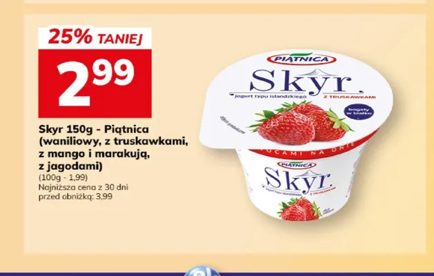 Skyr Piątnica z mango i marakują promocja w Hitpol