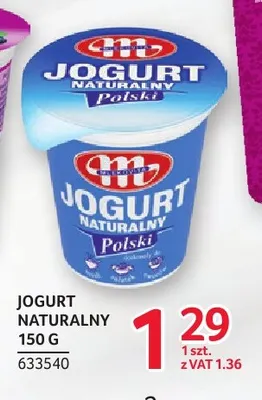 Jogurt naturalny Polski Mlekovita promocja w Selgros