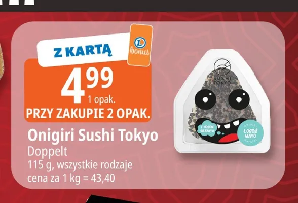 Onigiri Sushi Tokyo Doppelt promocja w Leclerc