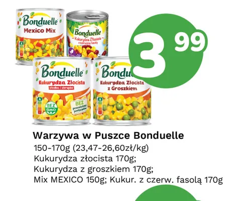 Warzywa w Puszce Bonduelle Kukurydza złocista promocja w Limonka