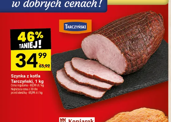 Szynka z kotła Tarczyński promocja w Twój Market