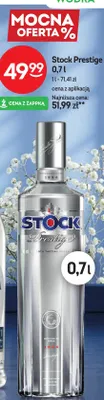 Wódka Stock Prestige promocja w Żabka