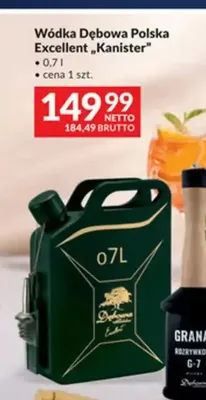 Wódka Dębowa Polska Excellent "Kanister" promocja w Makro