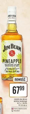 Likier Jim Beam Pineapple promocja w Dino