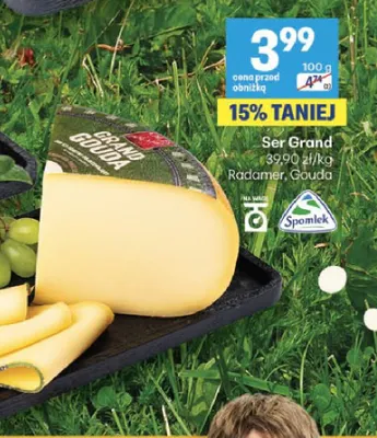 Ser Grand gouda promocja w Delikatesy Centrum