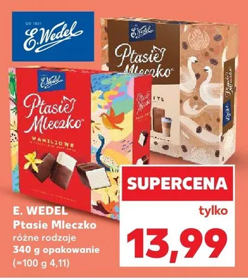 Ptasie Mleczko E.Wedel promocja w Kaufland