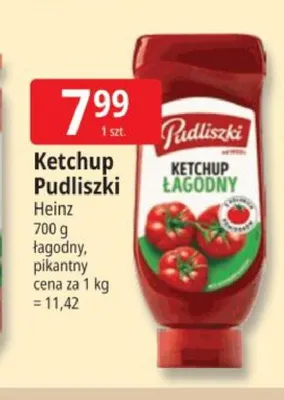 Ketchup pikantny Pudliszki promocja w Leclerc