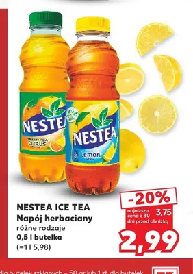 Napój herbaciany Nestea Ice Tea Green Tea Citrus promocja w Kaufland