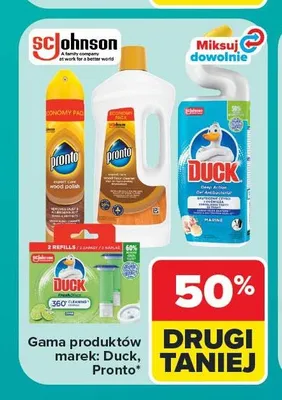Krążki żelowe do WC Duck Fresh Discs promocja w Carrefour Market