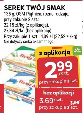 Serek twój smak promocja w Stokrotka