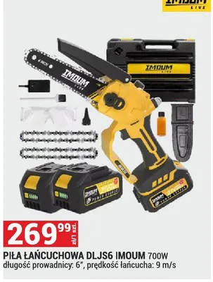 Piła łańcuchowa DLJS6 Imoum promocja w Merkury Market