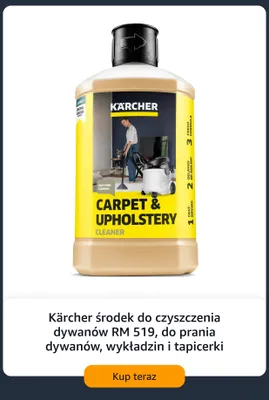 Kärcher środek do czyszczenia dywanów RM 519 do prania dywanów wykładzin i tapicerki promocja w Amazon