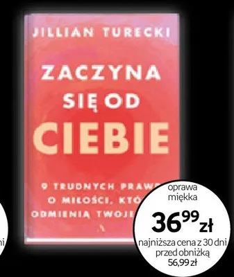 Książka Zaczyna się od ciebie Jillian Turecki oprawa miękka promocja w Empik