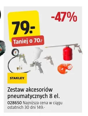 Zestaw akcesoriów pneumatycznych Stanley promocja w Jula
