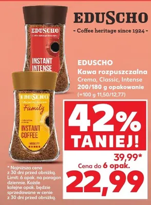 Kawa rozpuszczalna Crema, Classic, Intense promocja w Kaufland