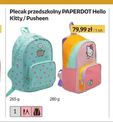 Plecak przedszkolny PAPERDOT Pusheen promocja w Empik