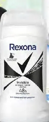 Antyperspirant w sztyfcie Rexona Invisible 48h promocja w Dino