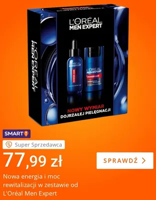 Zestaw L'Oréal Men Expert Power Age promocja w Allegro