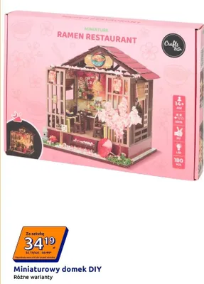 Miniaturowy domek DIY promocja w Action