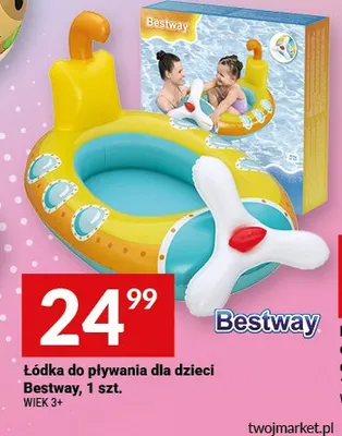 Łódka do pływania dla dzieci Bestway promocja w Twój Market