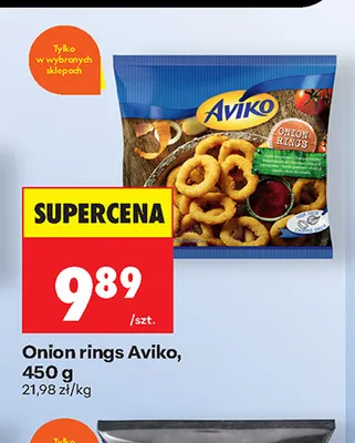 Onion rings Aviko promocja w Biedronka