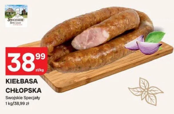 Kiełbasa chłopska promocja w Chorten