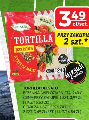 Tortilla Delsato promocja w Top Market