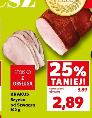 Szynka od Szwagra Krakus promocja w Kaufland