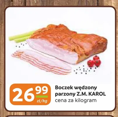 Boczek wędzony parzony Z.M. Karol promocja w Gama