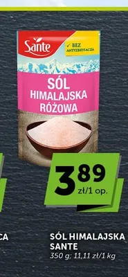 Sól Himalajska Różowa Sante promocja w Euro Sklep
