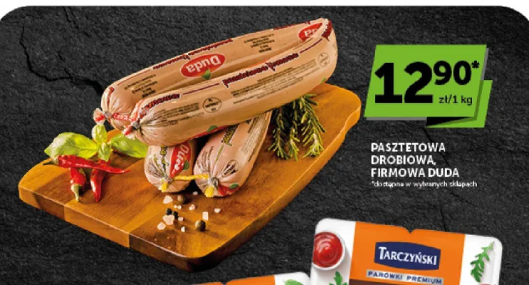 Pasztetowa drobiowa firmowa Duda promocja w Groszek